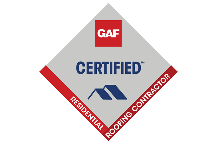 GAF Certified Residential Roofing Contractor